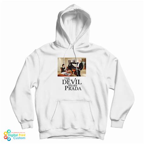 prada hoodie damen|the devil wears prada hoodie.